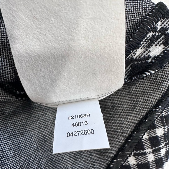 SPANX Jacquard Ponte Plaid Black White Mini Dress Size 1X Long Sleeve EUC - Picture 13 of 13